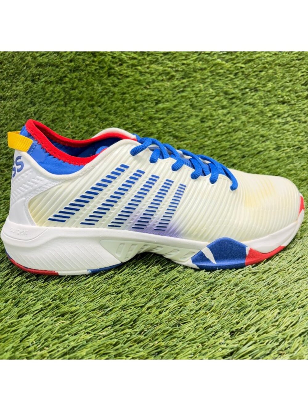 K-Swiss Hypercourt Supreme Mens Size 10.5 White Athletic Tennis Shoes Sneakers